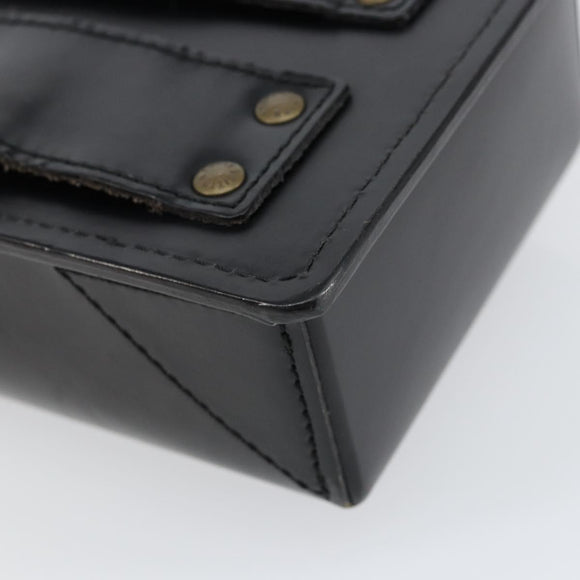 LOUIS VUITTON Pister Shoulder Bag Leather Black M92222 LV Auth bs30025