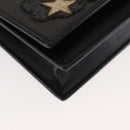 SAINT LAURENT Kate Tassel Chain Shoulder Bag Leather Black Silver Auth bs30026-11