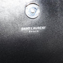 SAINT LAURENT Kate Tassel Chain Shoulder Bag Leather Black Silver Auth bs30026-18