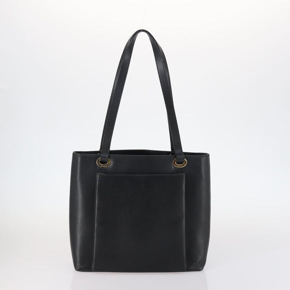 GUCCI Shoulder Bag Leather Enamel 5Set Brown Black Auth bs30027