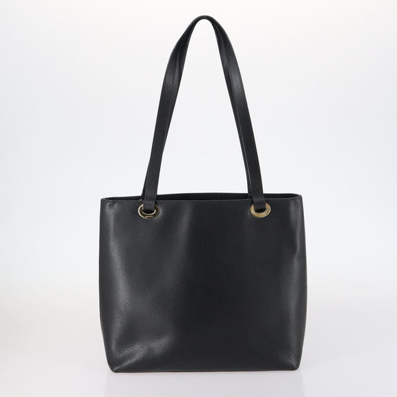 GUCCI Shoulder Bag Leather Enamel 5Set Brown Black Auth bs30027