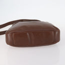 GUCCI Shoulder Bag Leather Enamel 5Set Brown Black Auth bs30027-5