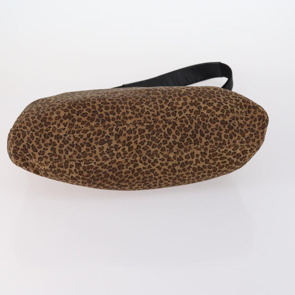 BOTTEGA VENETA Shoulder Bag Nylon 6 Set Brown Black beige Auth bs30029