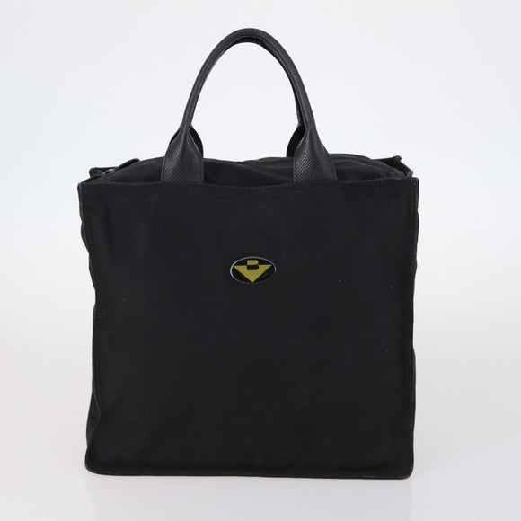 BOTTEGA VENETA Shoulder Bag Nylon 6 Set Brown Black beige Auth bs30029