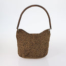 BOTTEGA VENETA Shoulder Bag Nylon 6 Set Brown Black beige Auth bs30029-28