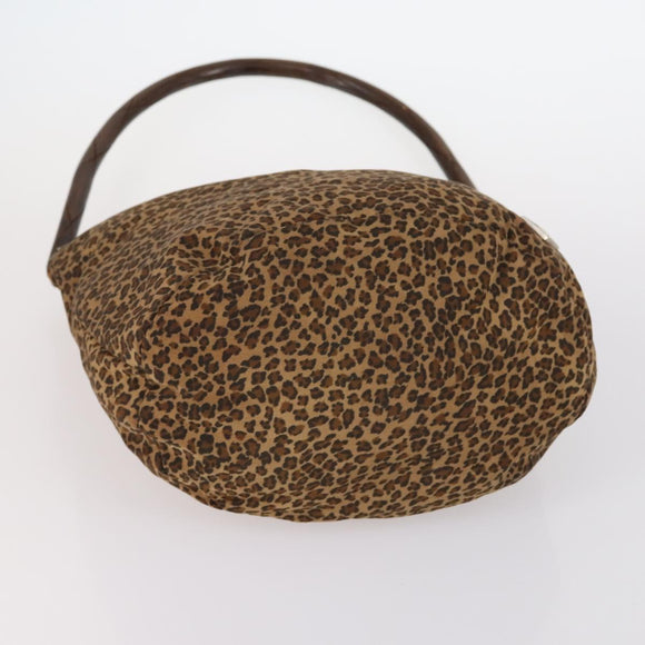 BOTTEGA VENETA Shoulder Bag Nylon 6 Set Brown Black beige Auth bs30029