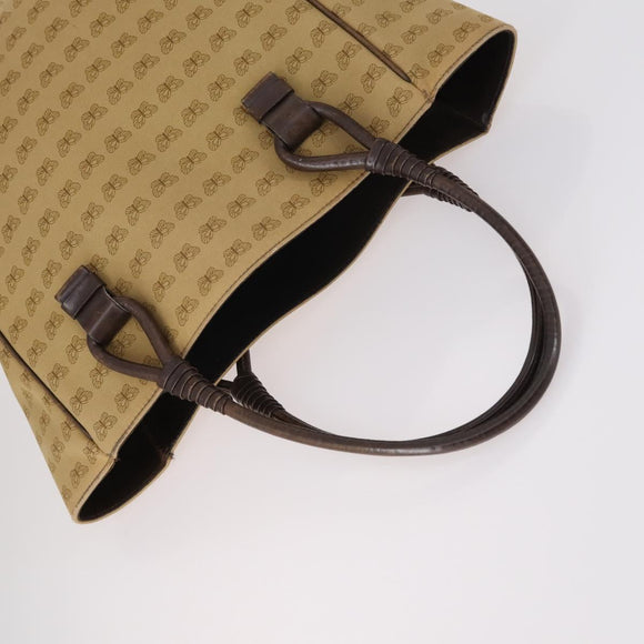 BOTTEGA VENETA Shoulder Bag Nylon 6 Set Brown Black beige Auth bs30029