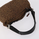 BOTTEGA VENETA Shoulder Bag Nylon 6 Set Brown Black beige Auth bs30029-9