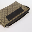 GUCCI GG Supreme Tote Bag PVC Canvas 3Set Beige Gold Auth bs30030-12