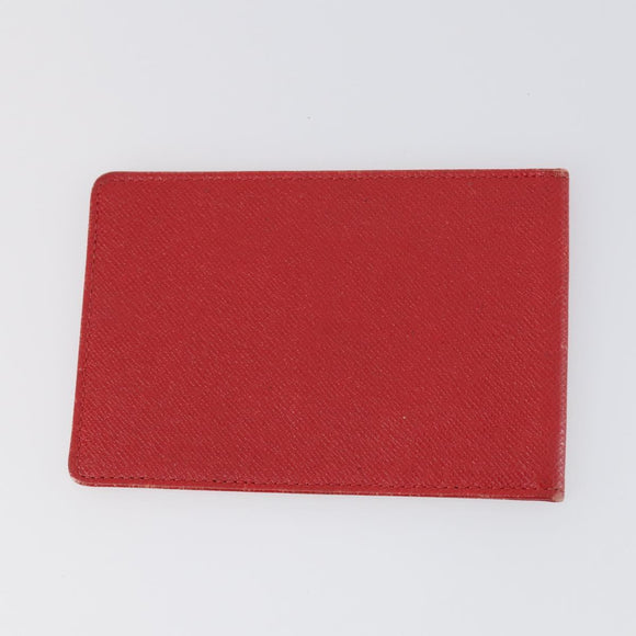 LOUIS VUITTON Monogram Epi Wallet 5 Set Red White LV Auth bs30031