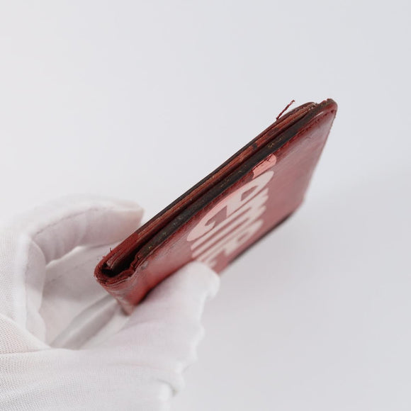 LOUIS VUITTON Monogram Epi Wallet 5 Set Red White LV Auth bs30031