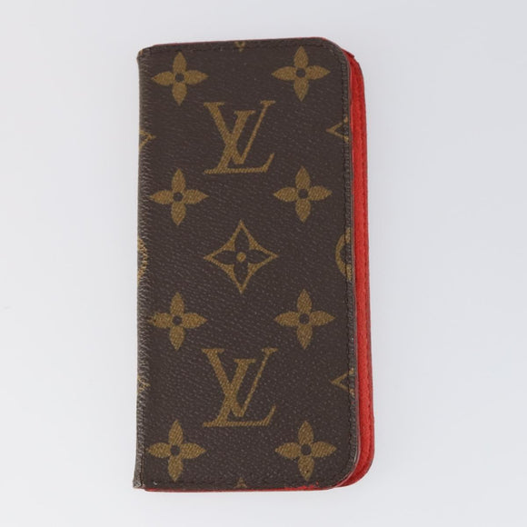 LOUIS VUITTON Monogram Epi Wallet 5 Set Red White LV Auth bs30031
