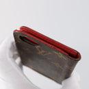 LOUIS VUITTON Monogram Epi Wallet 5 Set Red White LV Auth bs30031-23