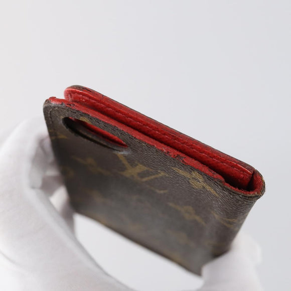 LOUIS VUITTON Monogram Epi Wallet 5 Set Red White LV Auth bs30031