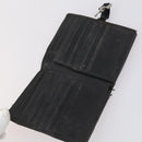 GUCCI GG Canvas Wallet Leather 10 Set Beige Black Auth bs30034-16