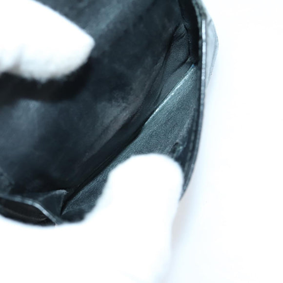 GUCCI GG Canvas Wallet Leather 10 Set Beige Black Auth bs30034