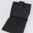 GUCCI GG Canvas Wallet Leather 10 Set Beige Black Auth bs30034-25