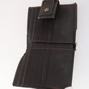 GUCCI GG Canvas Wallet Leather 10 Set Beige Black Auth bs30034-6