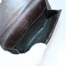 GUCCI GG Canvas Wallet Leather 10 Set Beige Black Auth bs30034-7