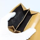 GUCCI GG Canvas Wallet Leather 10 Set Beige Black Auth bs30034-8