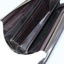 GUCCI GG Supreme Canvas Wallet PVC 7 Set Beige Black Auth bs30035-19