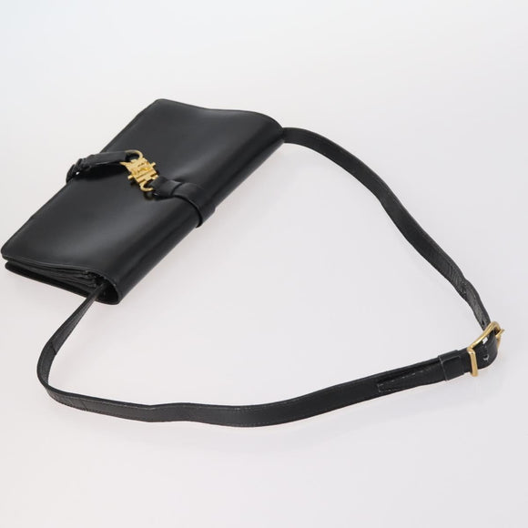 CELINE Macadam Canvas Hand Bag PVC Canvas 6 Set Beige Navy black Auth bs30037