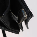 CELINE Macadam Canvas Hand Bag PVC Canvas 6 Set Beige Navy black Auth bs30037-28