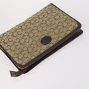 CELINE Macadam Canvas Hand Bag PVC Canvas 6 Set Beige Navy black Auth bs30037-4