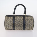 CELINE Macadam Canvas Hand Bag PVC Canvas 6 Set Beige Navy black Auth bs30037-7