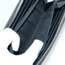 Salvatore Ferragamo Gancini Wallet Leather 11 pieces Black Yellow Auth bs30038-17