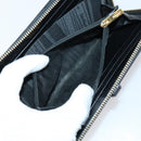 Salvatore Ferragamo Gancini Wallet Leather 11 pieces Black Yellow Auth bs30038-18