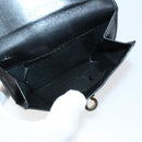 Salvatore Ferragamo Gancini Wallet Leather 11 pieces Black Yellow Auth bs30038-9