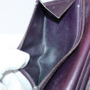 HERMES Wallet Leather Canvas 7 Set Beige Black Brown Auth bs30039-15