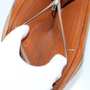 HERMES Wallet Leather Canvas 7 Set Beige Black Brown Auth bs30039-17