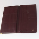CARTIER Must Line Wallet Leather 13 Set Bordeaux Auth bs30041-19