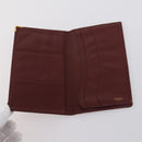 CARTIER Must Line Wallet Leather 13 Set Bordeaux Auth bs30041-21