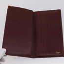 CARTIER Must Line Wallet Leather 13 Set Bordeaux Auth bs30041-5
