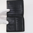 CARTIER Wallet Leather 10set Bordeaux Black Auth bs30042-20