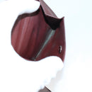 CARTIER Wallet Leather 10set Bordeaux Black Auth bs30042-25