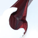 CARTIER Wallet Leather 10set Bordeaux Black Auth bs30042-27