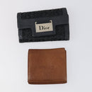 Christian Dior Key Case Leather 7Set Black Pink Brown Auth bs30045-5
