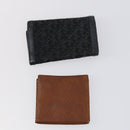 Christian Dior Key Case Leather 7Set Black Pink Brown Auth bs30045-6