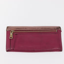 Miu Miu Matelasse Wallet Leather 7 Set Blue Black beige Auth bs30046-11