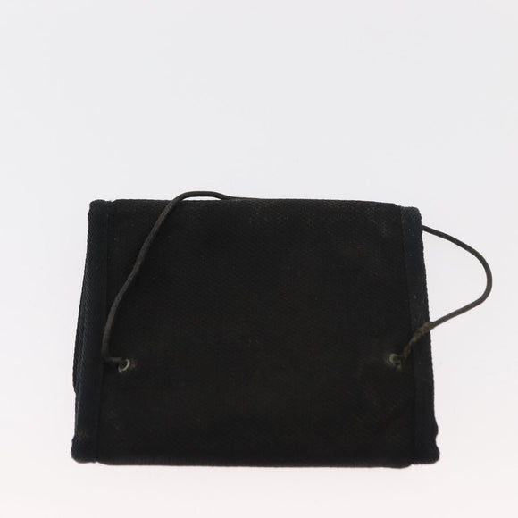 Miu Miu Matelasse Wallet Leather 7 Set Blue Black beige Auth bs30046