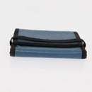 Miu Miu Matelasse Wallet Leather 7 Set Blue Black beige Auth bs30046-44