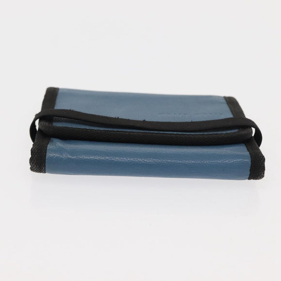 Miu Miu Matelasse Wallet Leather 7 Set Blue Black beige Auth bs30046