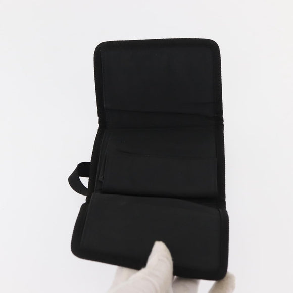 Miu Miu Matelasse Wallet Leather 7 Set Blue Black beige Auth bs30046