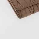 Miu Miu Matelasse Wallet Leather 7 Set Blue Black beige Auth bs30046-7