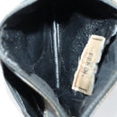 FENDI Pecan Canvas Wallet Leather 7 Set Black Brown Auth bs30048-10