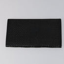 FENDI Pecan Canvas Wallet Leather 7 Set Black Brown Auth bs30048-5